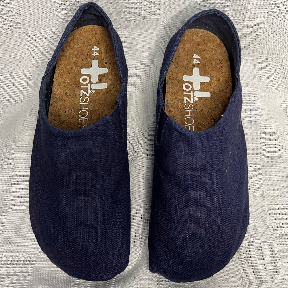 OTZ Shoes Canvas Espadrilles Blue Size 44